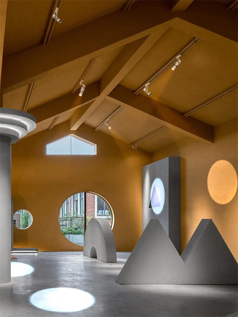 Zoomable Led Track Lights for Theater Stage Rail Lighting 7W 20W Focus LED HD Rotating Advertising Logo Projector Cob Spotlight