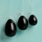 Nephrite Wholesale Yoni Female Massage Obsidian Eggs Natural Real Gemstone Black Nephrite Jade Egg