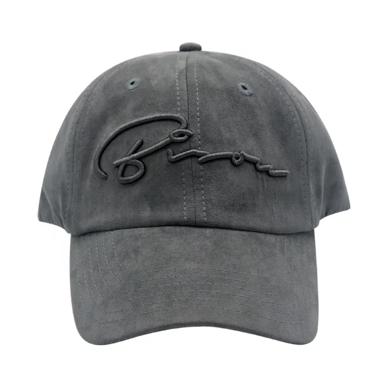 Fashion Suede Baseball Cap Women Mens 