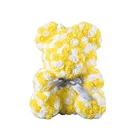Modern Xingsheng New Fashion Rose Bear Rainbow Modern Rose Teddy Bear Valentine's Day Gift Rose Teddy Bear