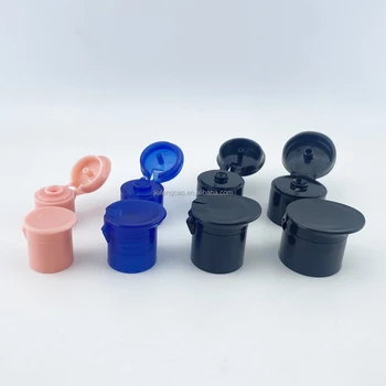 Factory professional production plastic cap cheap15mm 18mm 20mm 24mm Duckbill shaped flip cap for cosmetics