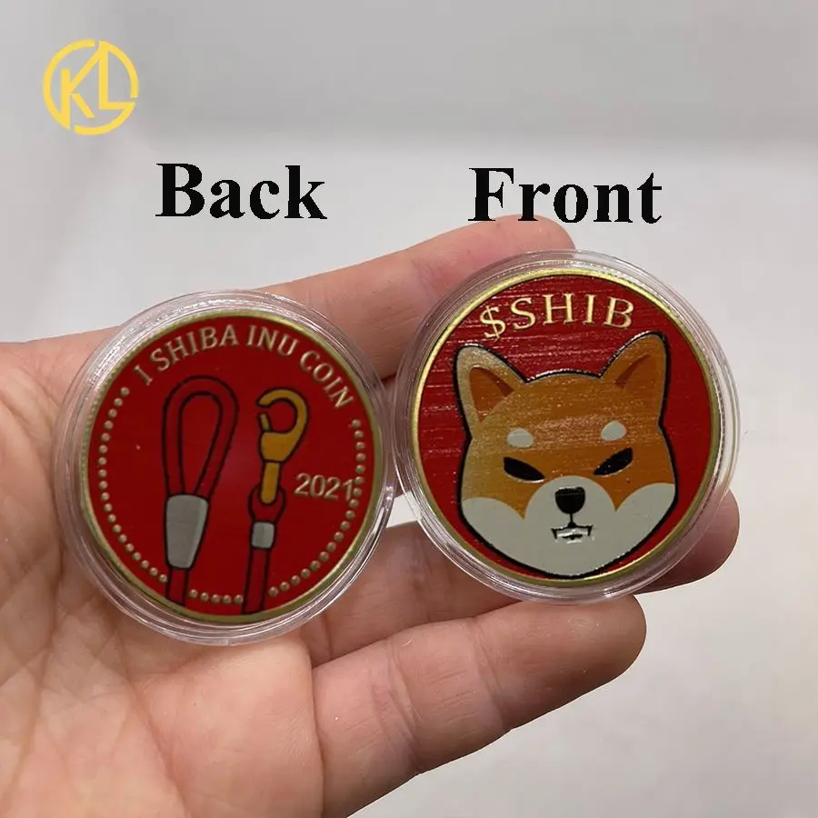 shiba shib i shiba inu coin crypto metal dogecoin