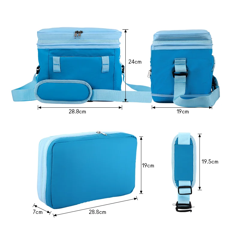 Hot Selling Portable Big Capacity Foldable Leak Proof  Soft Sided Cooler Bag For Travel Gym Outdoor