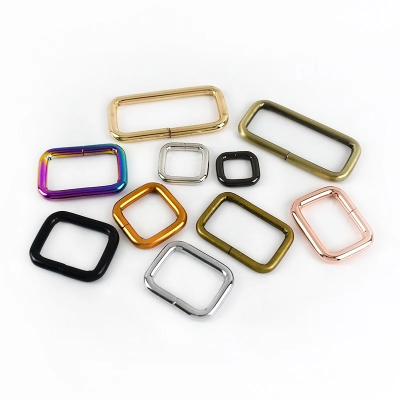 Meetee F Mm Alloy Rectangle Buckles Belt Strap Connector Clips