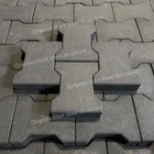 Dog Bone Horse Stable Pathway Rubber Brick Paver Flooring Rubber Floor Tiles