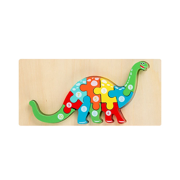 Factory Wholesale New Wooden Puzzle Toys, Wooden Animal Puzzle, Wood Puzzle 3D