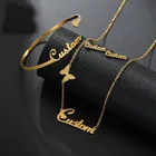 Necklace Dr. Jewelry 2022 Classic Customized Stainless Steel Frosted Name Butterfly Personalized Necklace