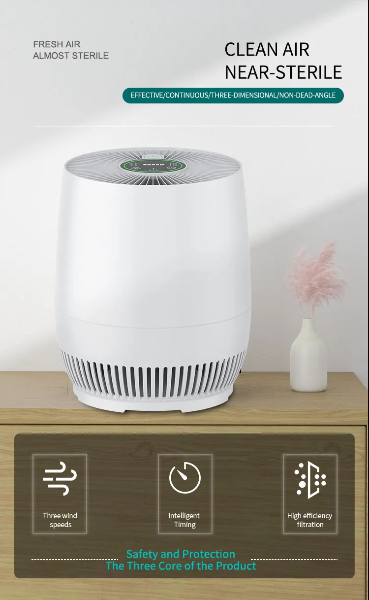 Air Purifier, H13, 70 CFM, Electric - detail 8