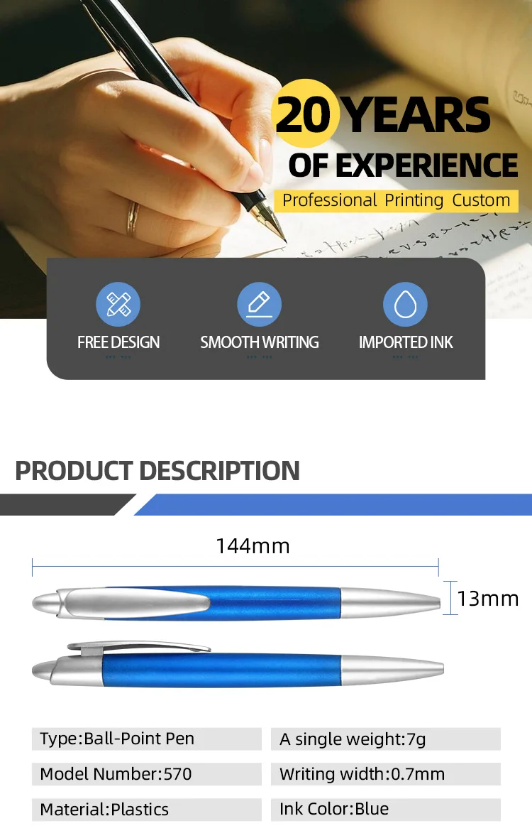 Wholesale Custom Logo Gel Ballpoint Pens for Enterprise Office & Hotel Meeting Advertising Signature Gift Plastic Push Pens