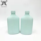 200ml Bottle 200ml 200ml Matte Black Flask Design Glass Liquor Bottle With Black Cap