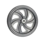 Mobility Scooter 8 Inches Folding Wheelchair Mobility Scooter Rollator Replacement Wheel Casters PP Plus PVC Material