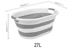 Laundry Folding Plastic Collapsible Laundry Basket Silicone Folding Laundry Basket Manufacturer