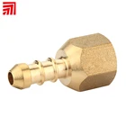 Brass Fitting Brass Flared Brass Fitting K538 Sae 45 Degree C37700 Brass Flare Fitting Gas Fitting