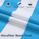 Beach Beach Designer Beach Towels Custom Logo Summer Reactive Printed Recycled Material Micro Fiber Beach Towels