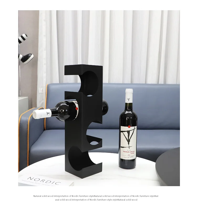 Creative Geometric Metal Wine Rack Tv Restaurant Wine