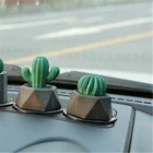 Black Stone 3D Cactus Black Scented Ceramic Cactus Home Fragrance Essential Oil Aroma Stone Diffuser