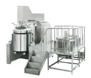 Vacuum Emulsifying Toothpaste Facial Mixer Cosmetic Manufacturing Machine Cosmetics Making Machinery Lotion Mixing Tank