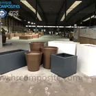 Flower Pots OUTDOOR GARDEN FLOWER POTS LARGE FIBERGLASS FLOWER POTS FRP FLOWER POTS