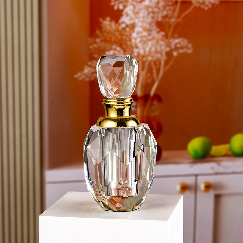 product wholesale hot sale dignified fashion glass empty bottle 12ml crystal perfume bottle-8