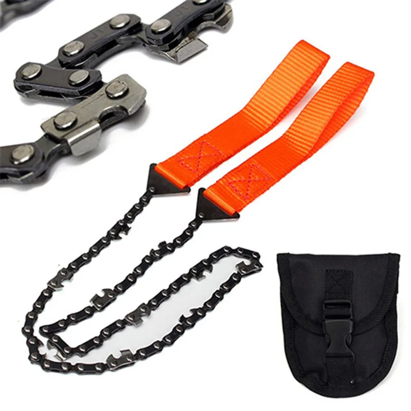 Outdoor Hand Zipper Saw Pocket Chain 