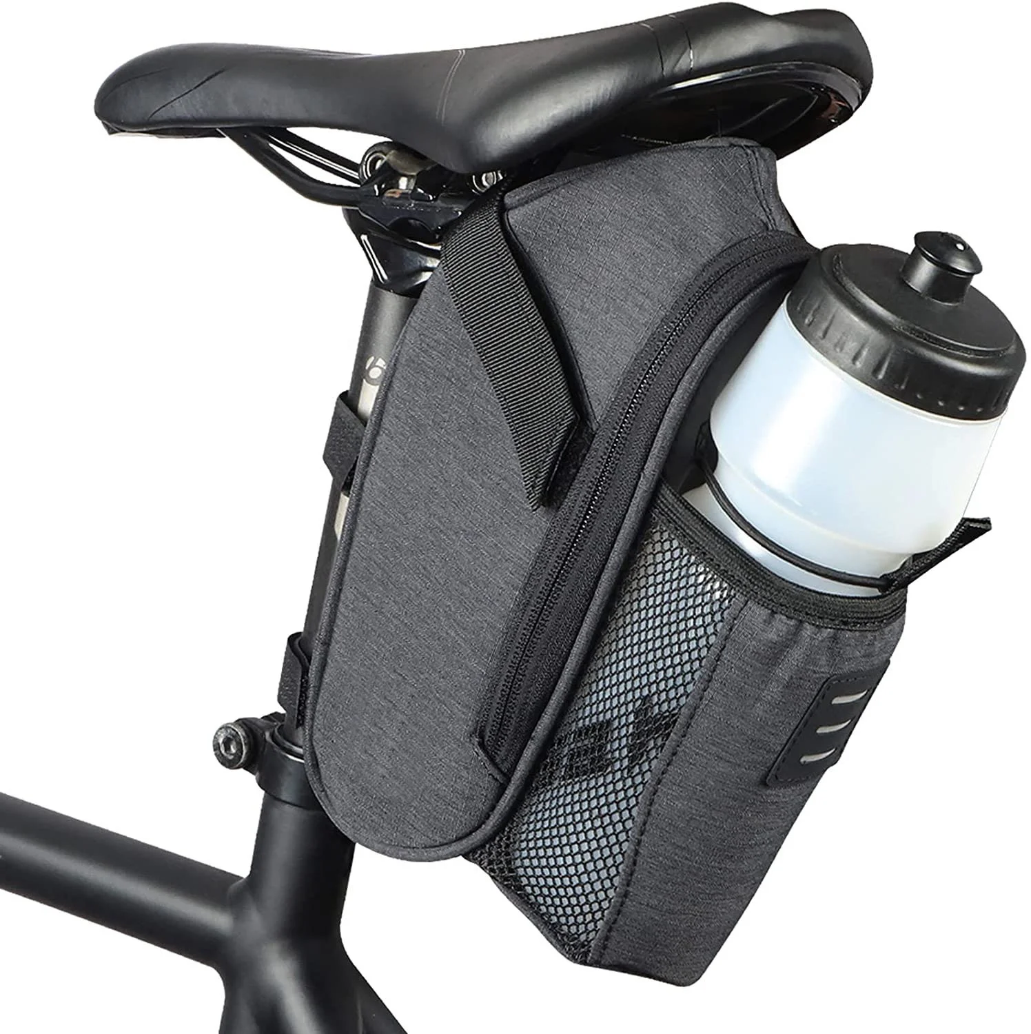 Portable Bike Bicycle Saddle Bag Cycling Seat Pack Multi-Purpose Repair Tool Kit 
