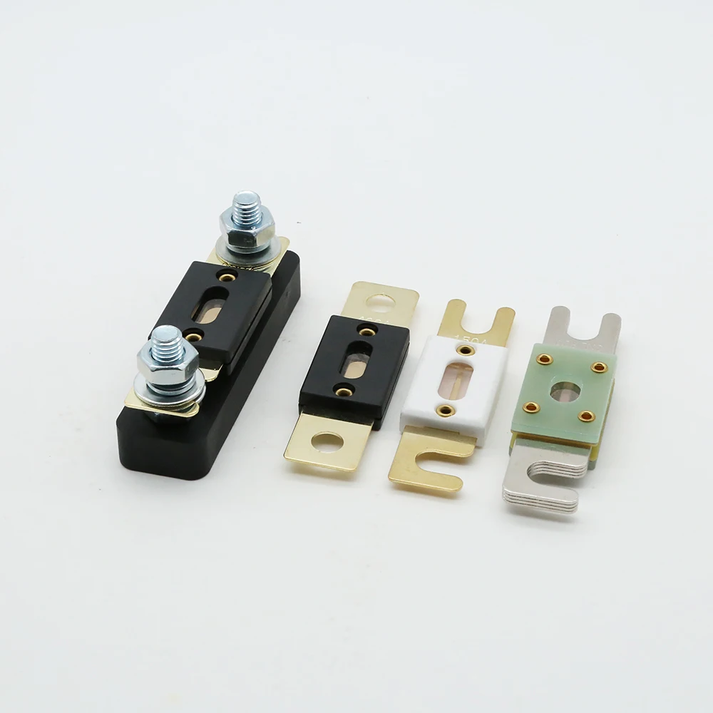 800A 125V UL94V-0 ANL Fuse Holder with Bolt On Black Fuse Block for Automotive Applications