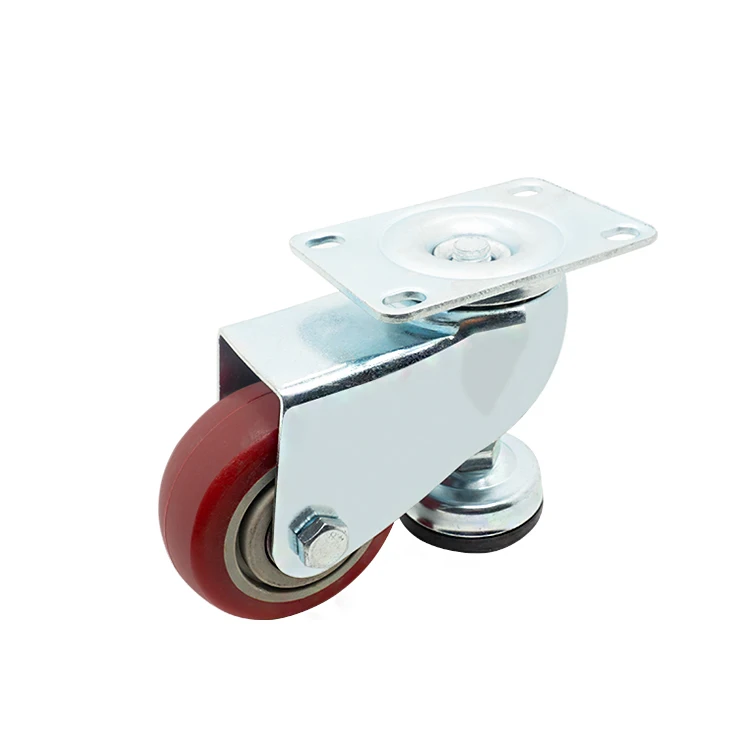 3-inch Dual Bearing Omnidirectional Foot Wheels Flatbed Luggage Mobile Shelf Casters Directional Wheels details