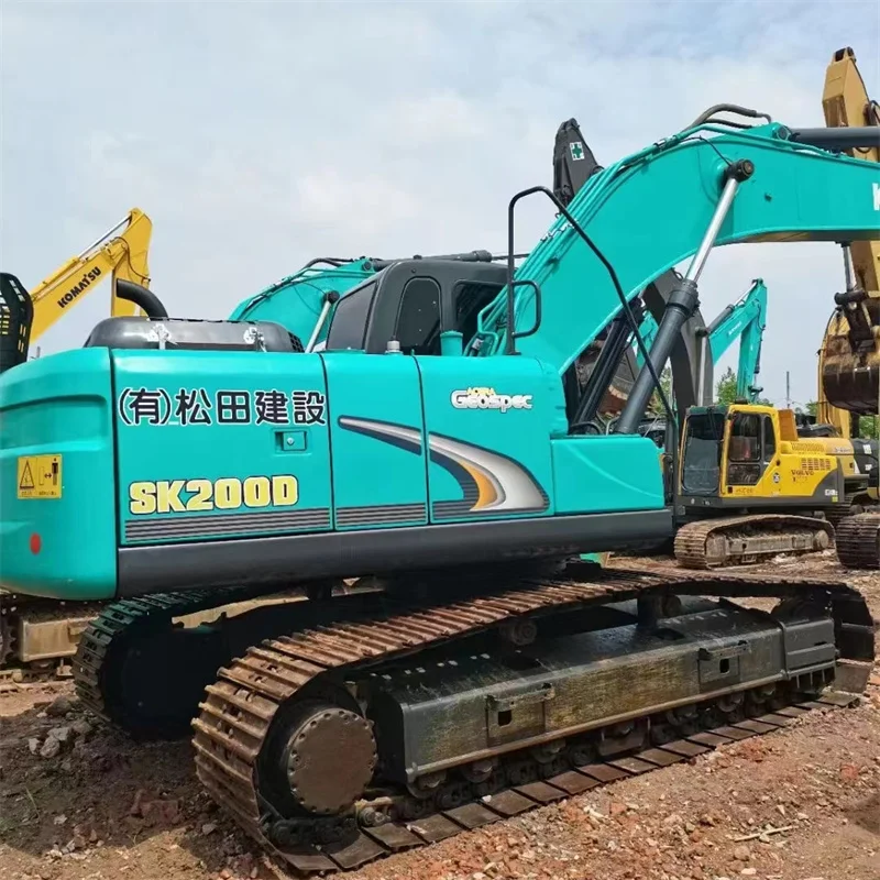 Japan Made Original Kobelco Sk200 Excavator Used Kobelco Sk 200d