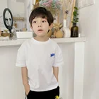 Summer Kids Clothing Factory Supply Colourful 100% Cotton Summer Comfortable Tees Kids Clothing