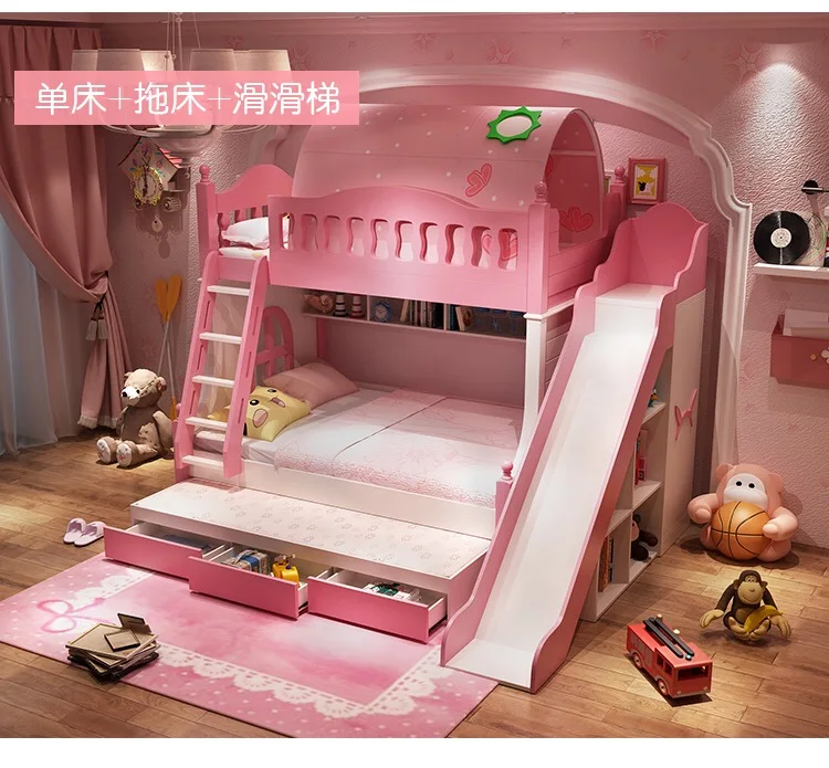 Italy Design Double Bed Modern Children 