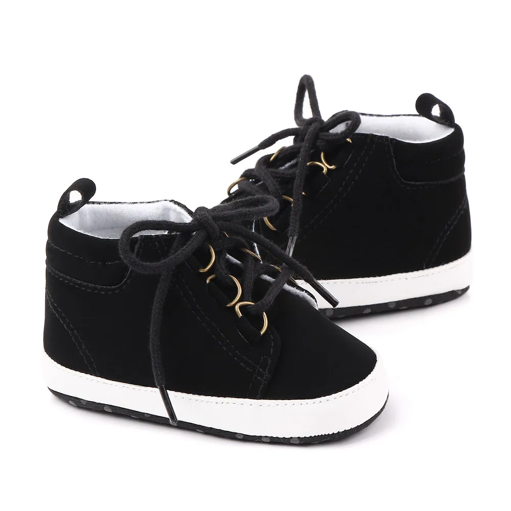 Unisex High Quality 2024 Spring Autumn Style Casual Shoes Anti-Slip Soled Toddler Walking Shoe Boys 6-12-15 Months Plaid Style manufacture