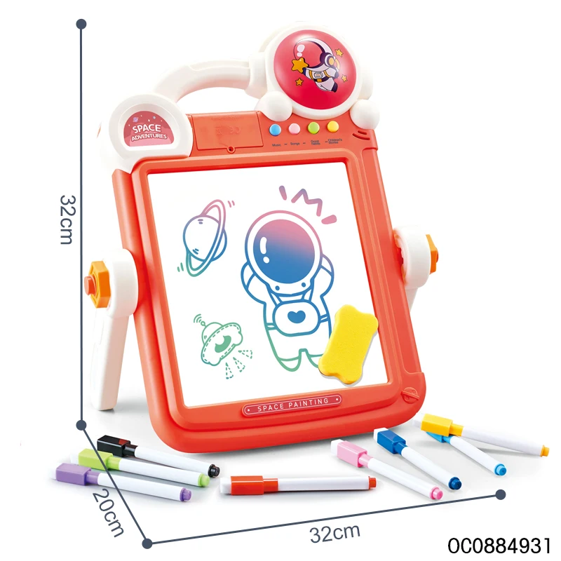 Small school reusable drawing board toys price for kids children 2023 drawing board with blocks