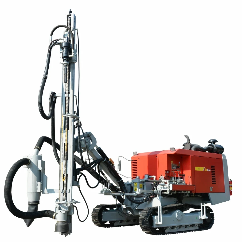 Manufacturer hydraulic mini crawler drill rig foundation full hydraulic dth mine drill rig