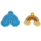 Fairy Silicone Fairy Sitting On Crescent Moon Keychain Mold For Resin Crafts Creative Silicone Molds