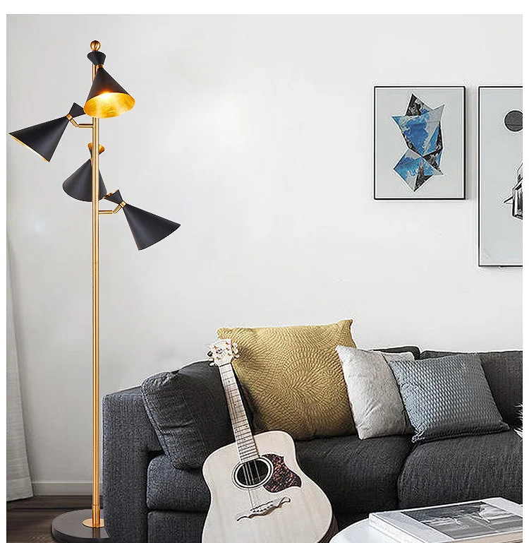 Nordic post modern hotel project floor lamp individual art simple living room designer standing floor lamp