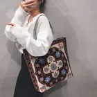 Handbag New Arrival Begs Embroidery Generous Woman Floral Tote Handbag