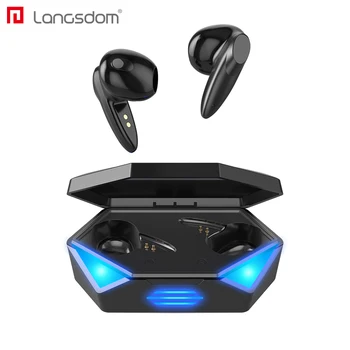 Free Sample Wireless Game Earbuds 3D Surround Stereo Headphone Low Latency Bluetooth 5.2 TWS Gaming Earphone type c