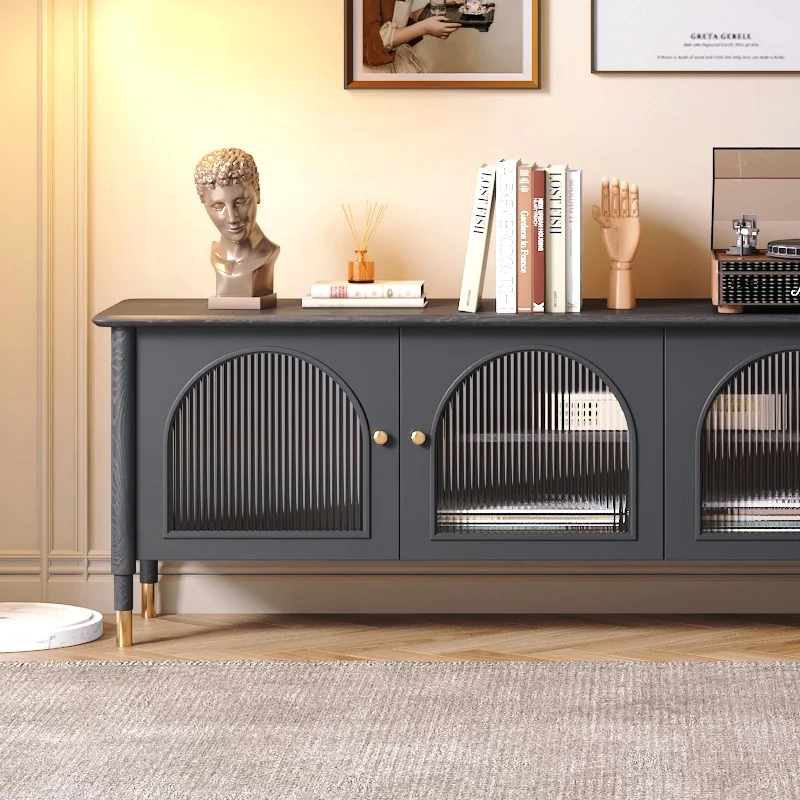 Modern Environmental Panel Storage Living Room Furniture Wood Latest Design Nordic Tv Stands