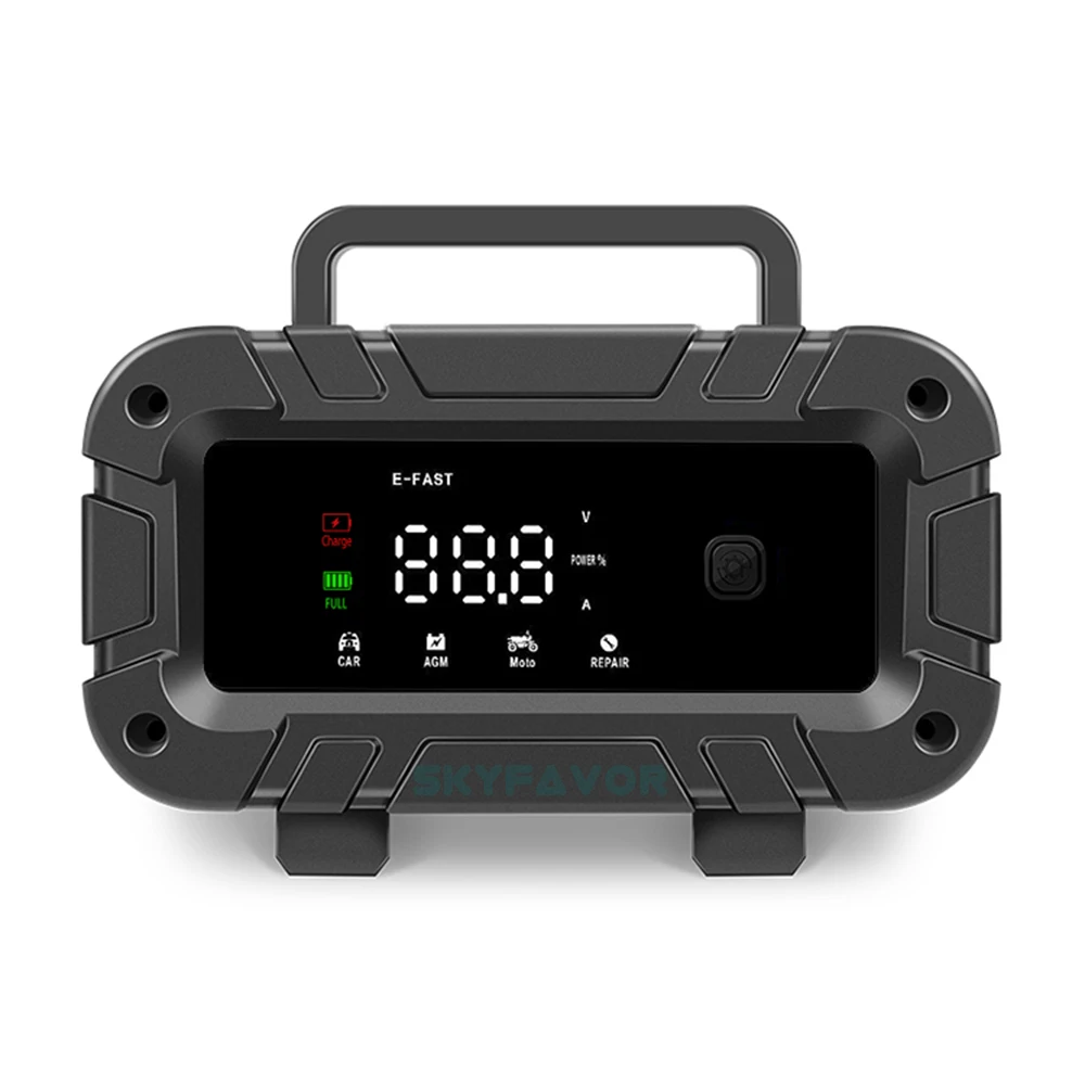 High quality 12V car battery charger 12V 6A full stop automatic 12 volt 6 amp heavy duty truck motorcycle car battery charger