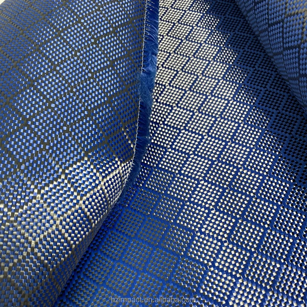 Blue Carbon Fiber Fabric Jacquard Weave Pattern Little Square Design Waterproof Black Carbon Fiber Fabrics Blue Carbon Fiber Fabric Jacquard Weave Pattern Little Square Design Waterproof Black Carbon Fiber Fabrics