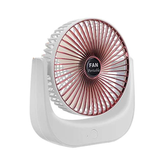 Factory supply low price USB rechargeable  silent strong wind cool table desktop fan