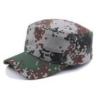 Hats Caps Flat Top Military Cap Army Hat Washed Cotton Baseball Hat