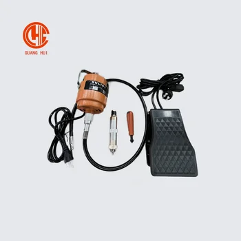 220V Orange Stabilize Metal Rotate Hanging Grinder Jewelry Tools & Equipment Equipped with pedals and polishing machine head