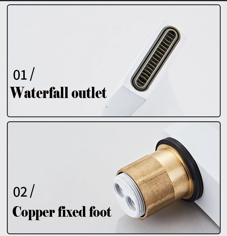 New Black Basin Faucets Bathroom Taps Single Lever Hot And Cold Brass - View #6