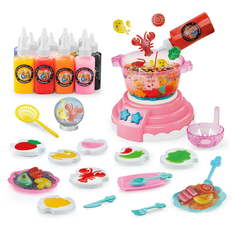 Other pretend play preschool kids boys kitchen toys 2023 with magic gel