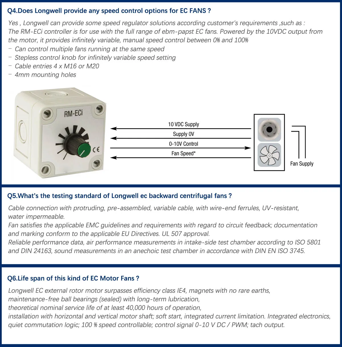 Plug Fan, LONGWELL, R3G, Centrifugal, AHU - detail 38