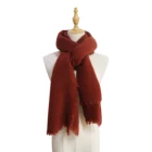 Scarf Scarf With Fringes Manufactured Directly Fashionable Unisex Men And Women Warm Checked Scarf Shawl With Fringes