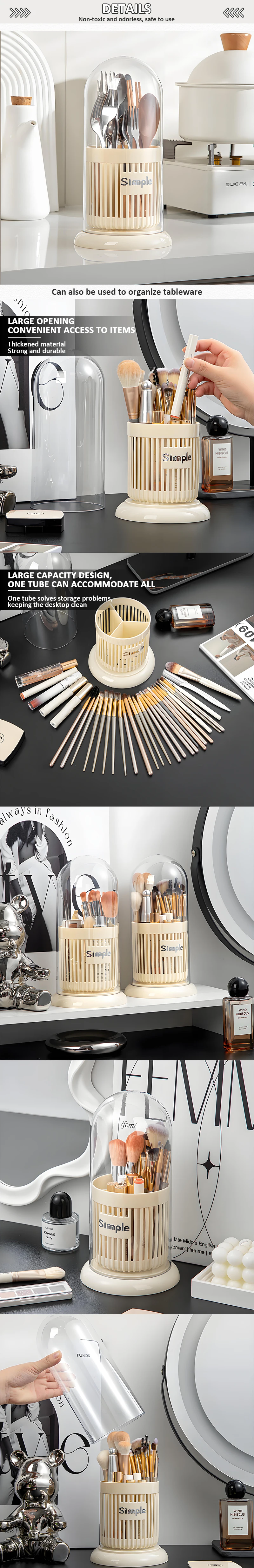 product cost effective dust proof storage solutions for cosmetics skincare makeup brush holders-6