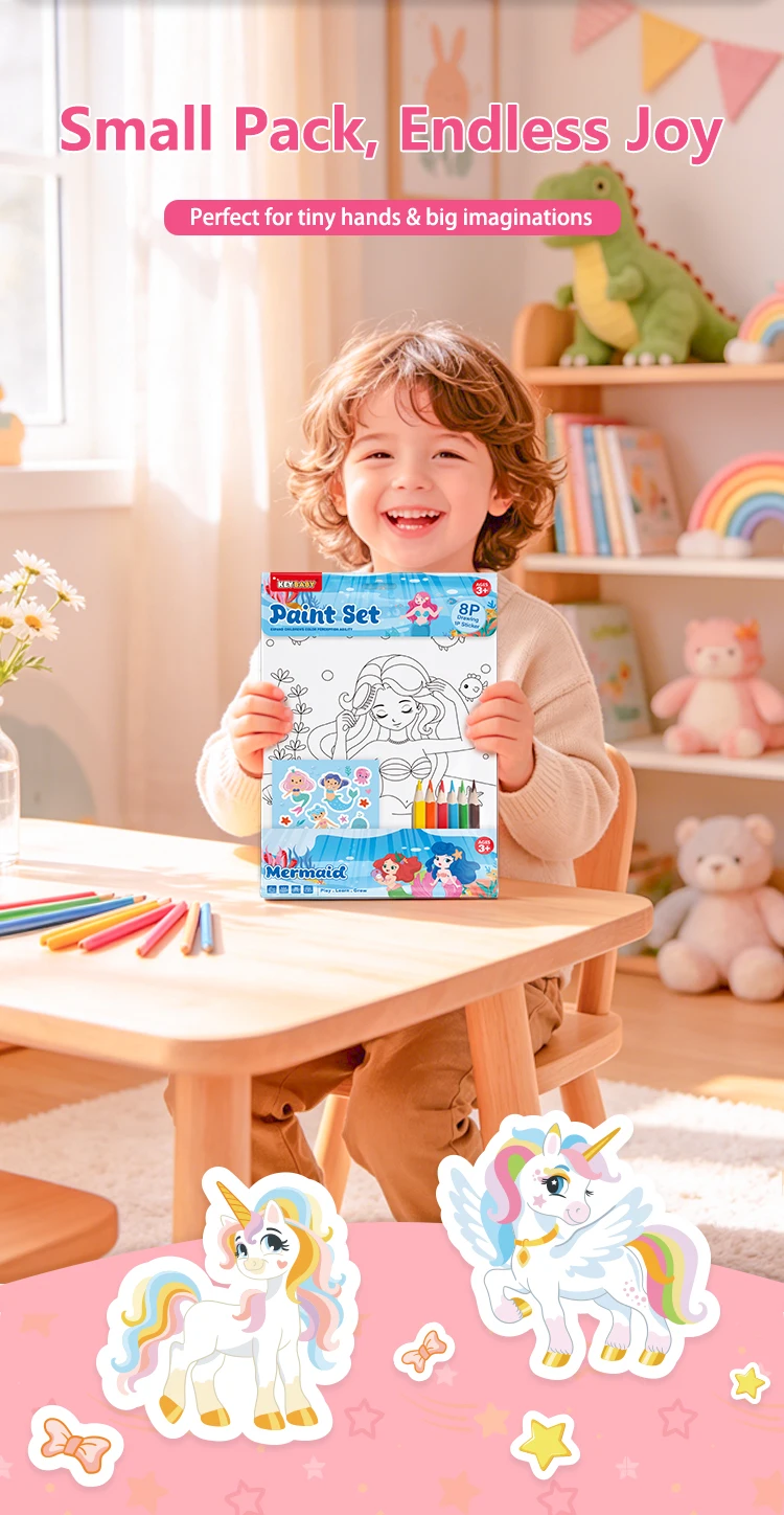 product keybaby custom 2026 book publishing printing services preschool sticker coloring books for 3 kids-9