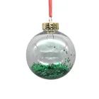 Christmas Christmas Ball Transparent Plastic Wedding Xmas Tree Ornament Decoration Supplies
